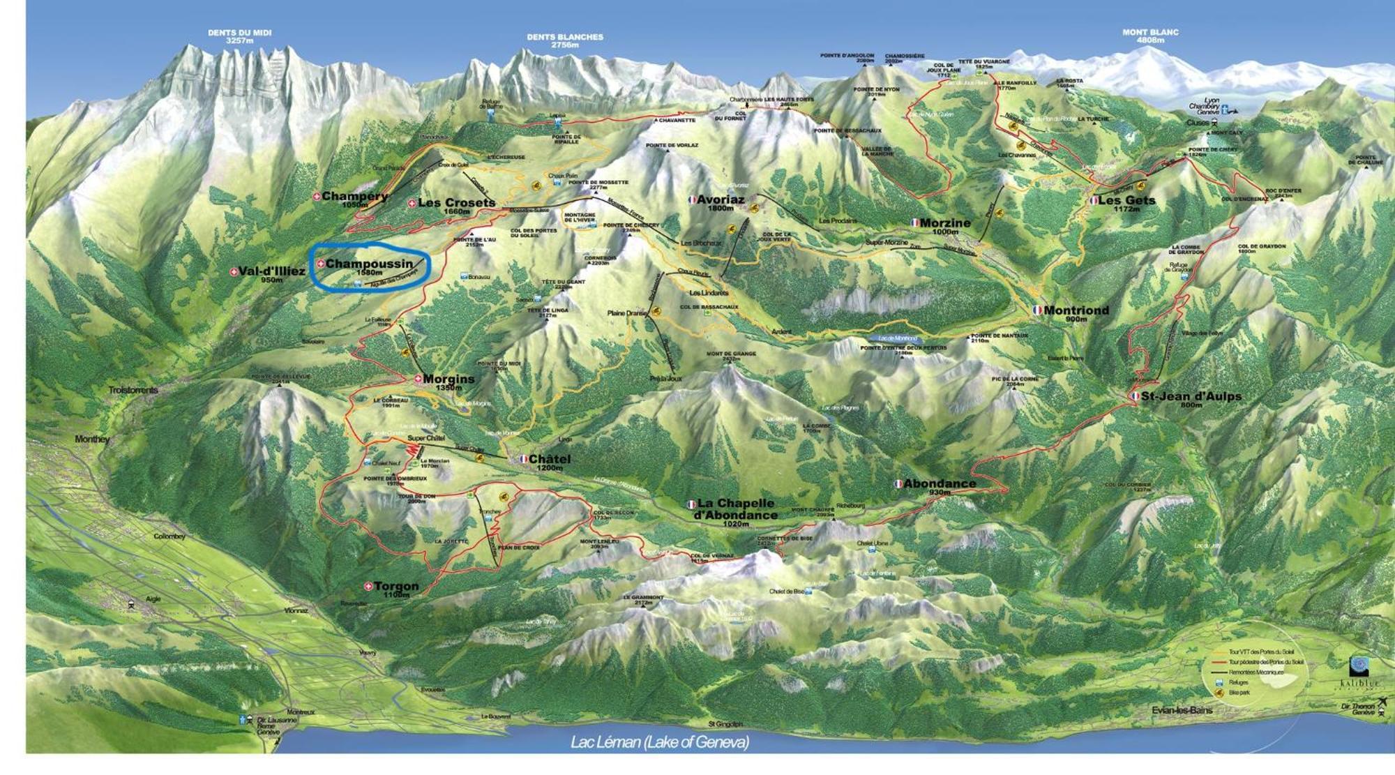 Alpage Immo Location Service Champoussin Buitenkant foto